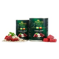 NUEVO dog Senior - konzerva s jahňacím mäsom a ovsenými vločkami 400 g